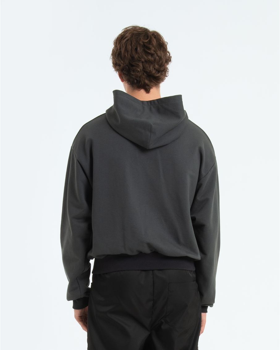 ELRIC - HOODIE ZIP CON RICAMO