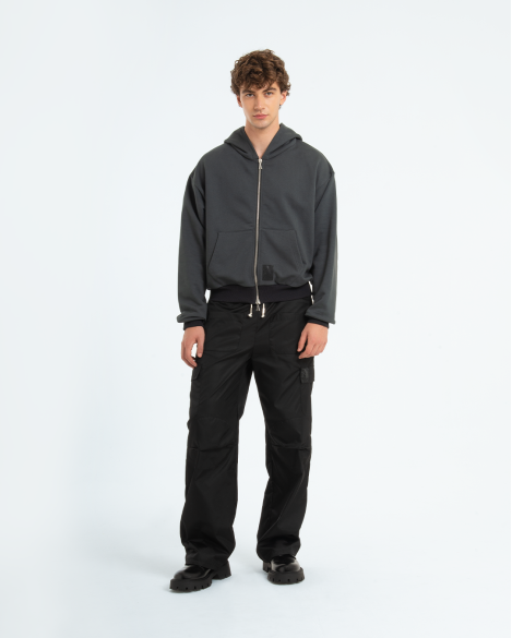 EMIL - HOODIE ZIP CON RICAMO