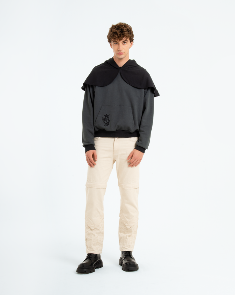 ALARIC - HOODIE CON MANTELLA