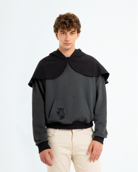 ALARIC - HOODIE CON MANTELLA