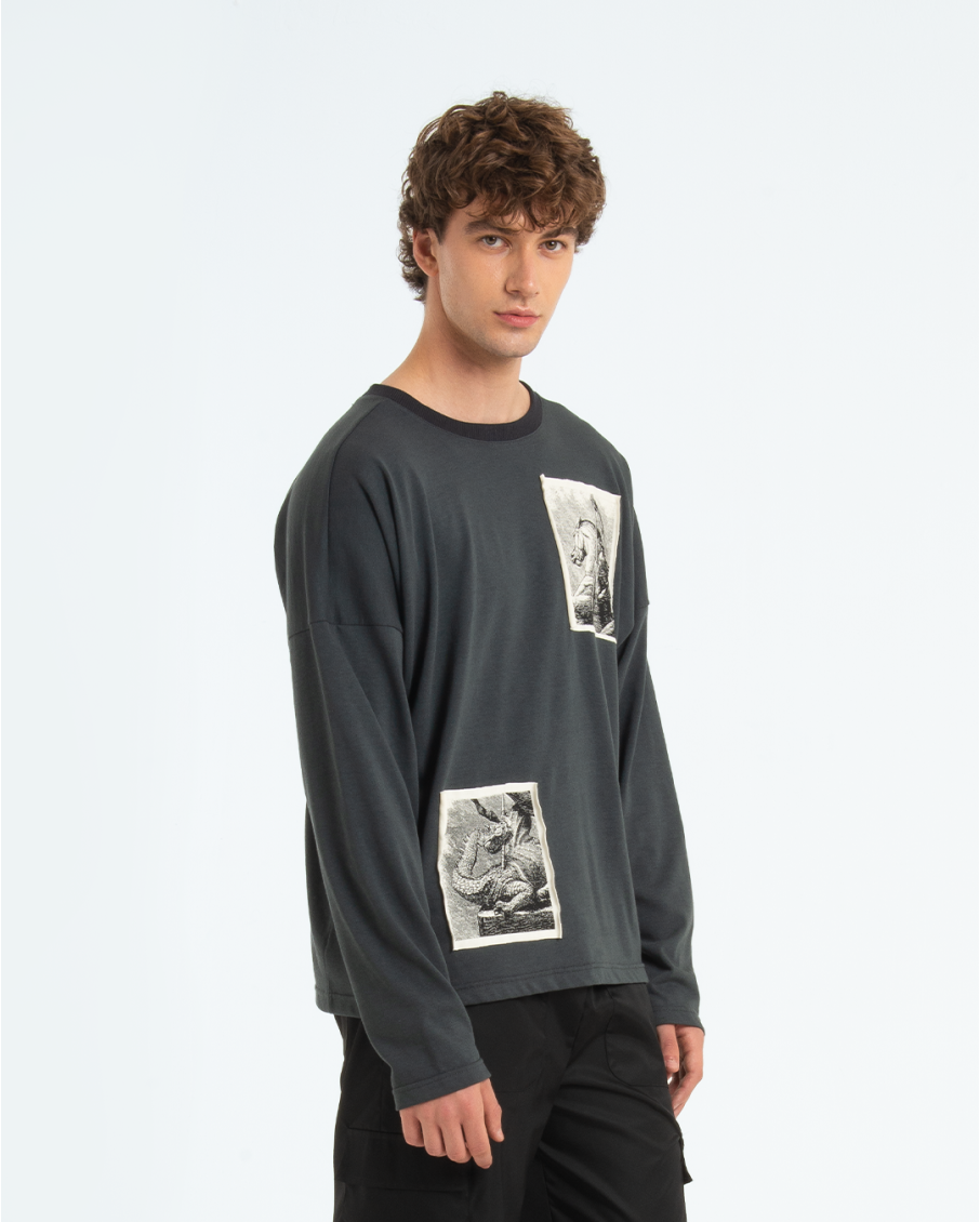 GEORGE - LONG SLEEVE CON PATCH