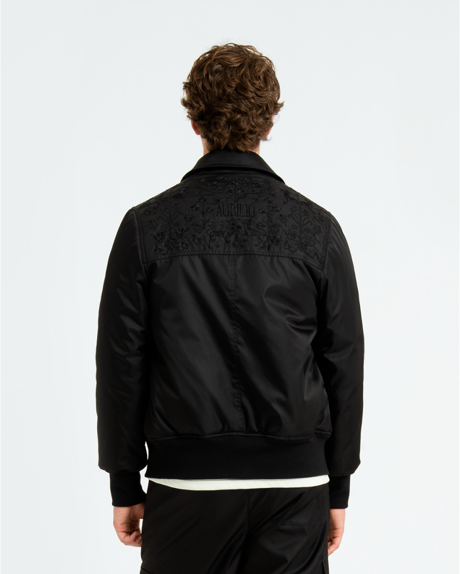 HONOR - BOMBER FODERATO CON RICAMO