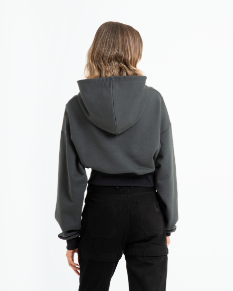 REVNA - HOODIE ZIP CON RICAMO