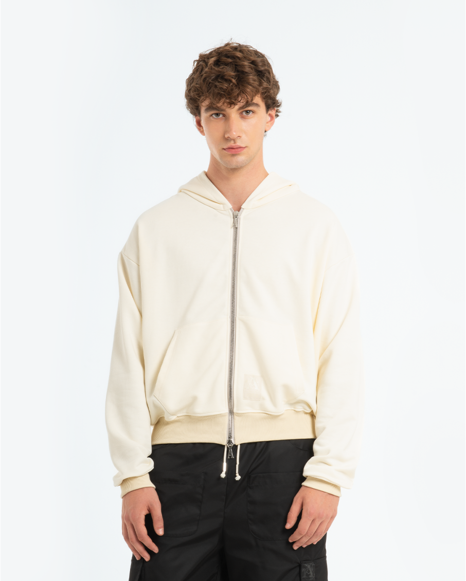 EMIL - HOODIE ZIP CON RICAMO