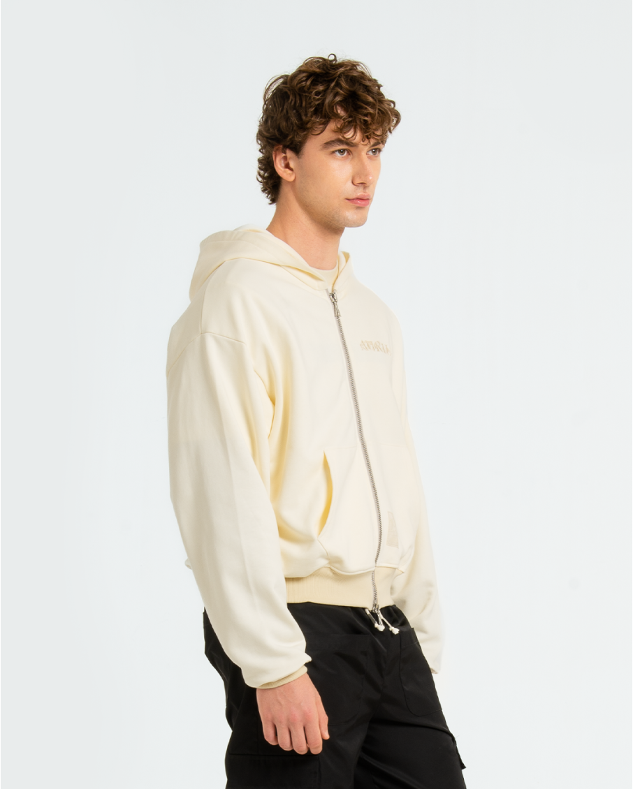 ELRIC - HOODIE ZIP WITH EMBROIDERY