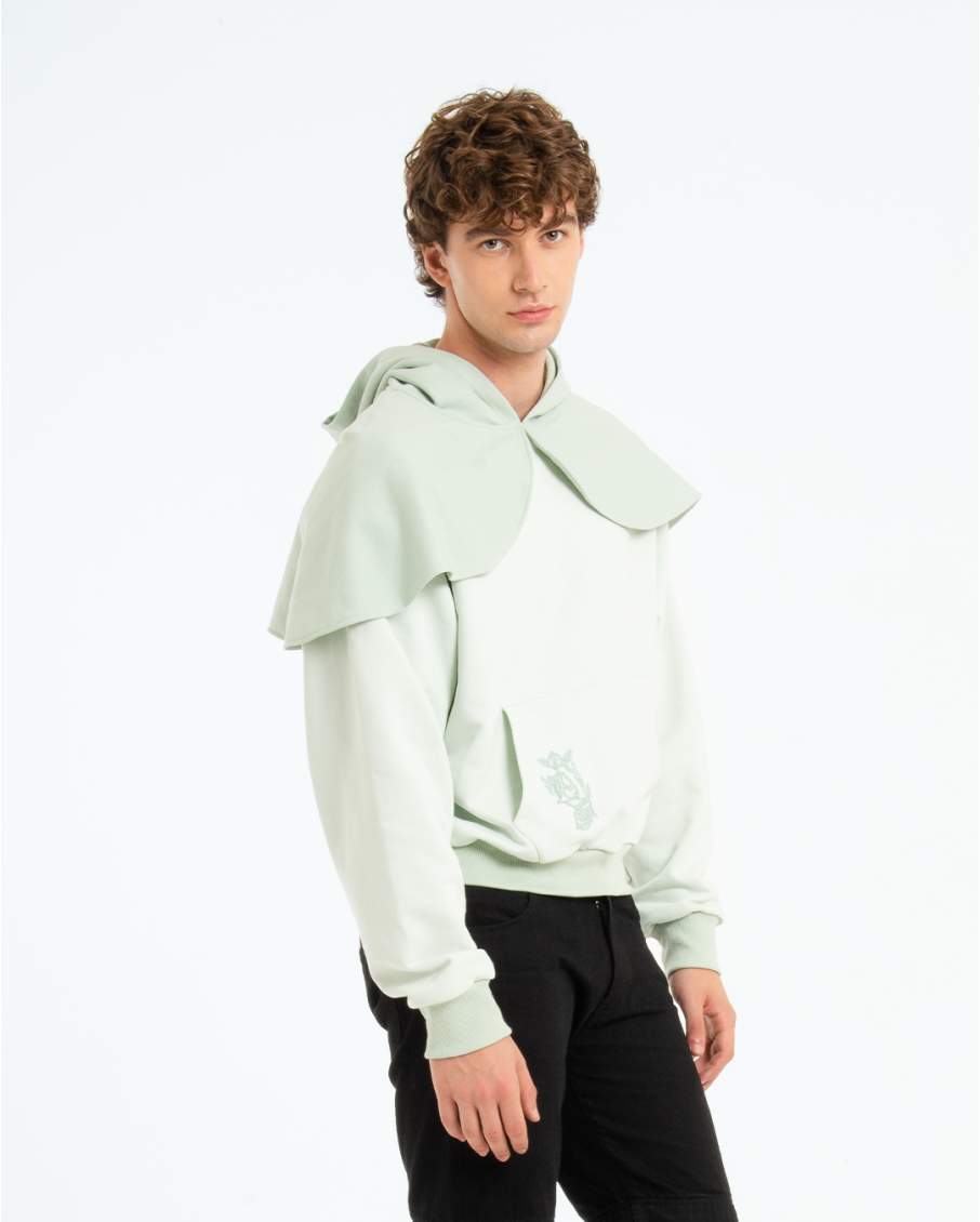 ALARIC - HOODIE CON MANTELLA