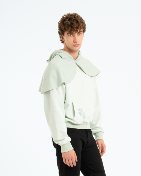 ALARIC - HOODIE CON MANTELLA