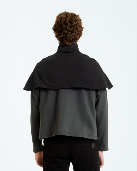 ARTHUR - CREWNECK IBRIDA A COLLO ALTO