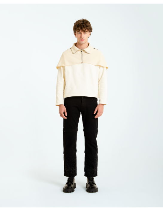 ARTHUR - CREWNECK IBRIDA A COLLO ALTO 2