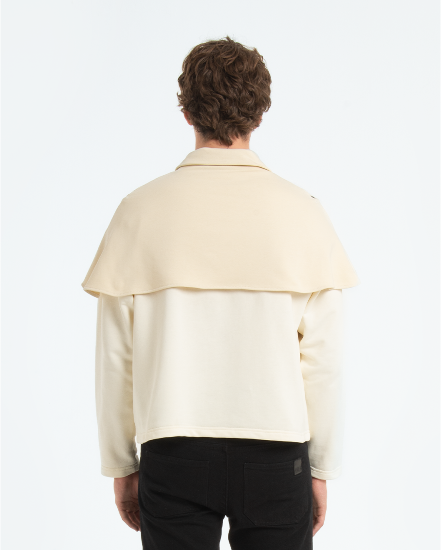 ARTHUR - CREWNECK IBRIDA A COLLO ALTO