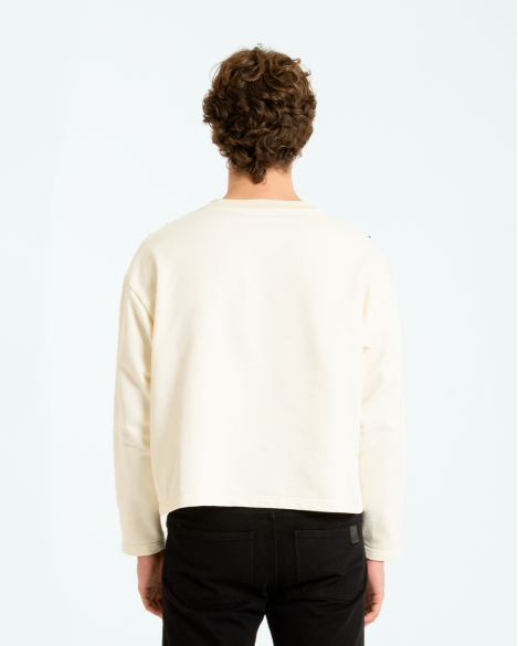 ARTHUR - CREWNECK IBRIDA A COLLO ALTO