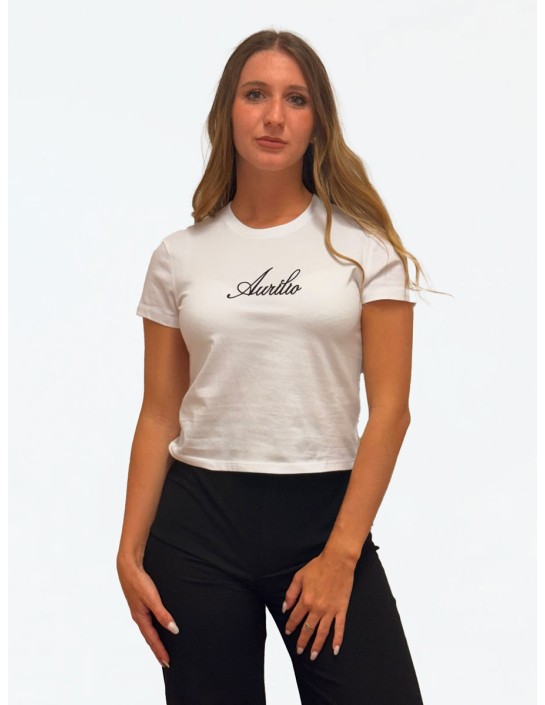 Aurilio Essential Crop Tee