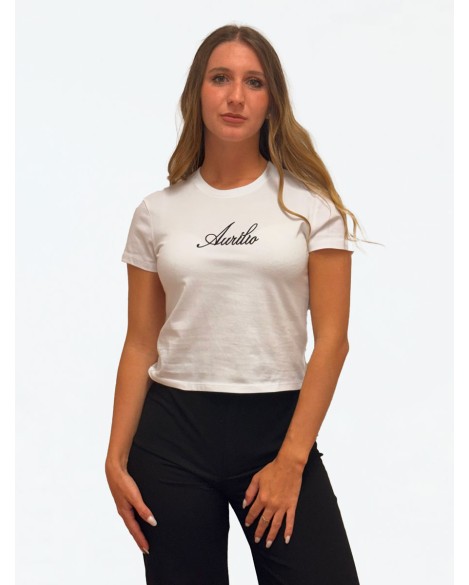 Aurilio Essential Crop Tee