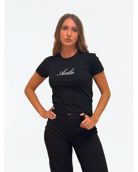 Aurilio Essential Crop Tee