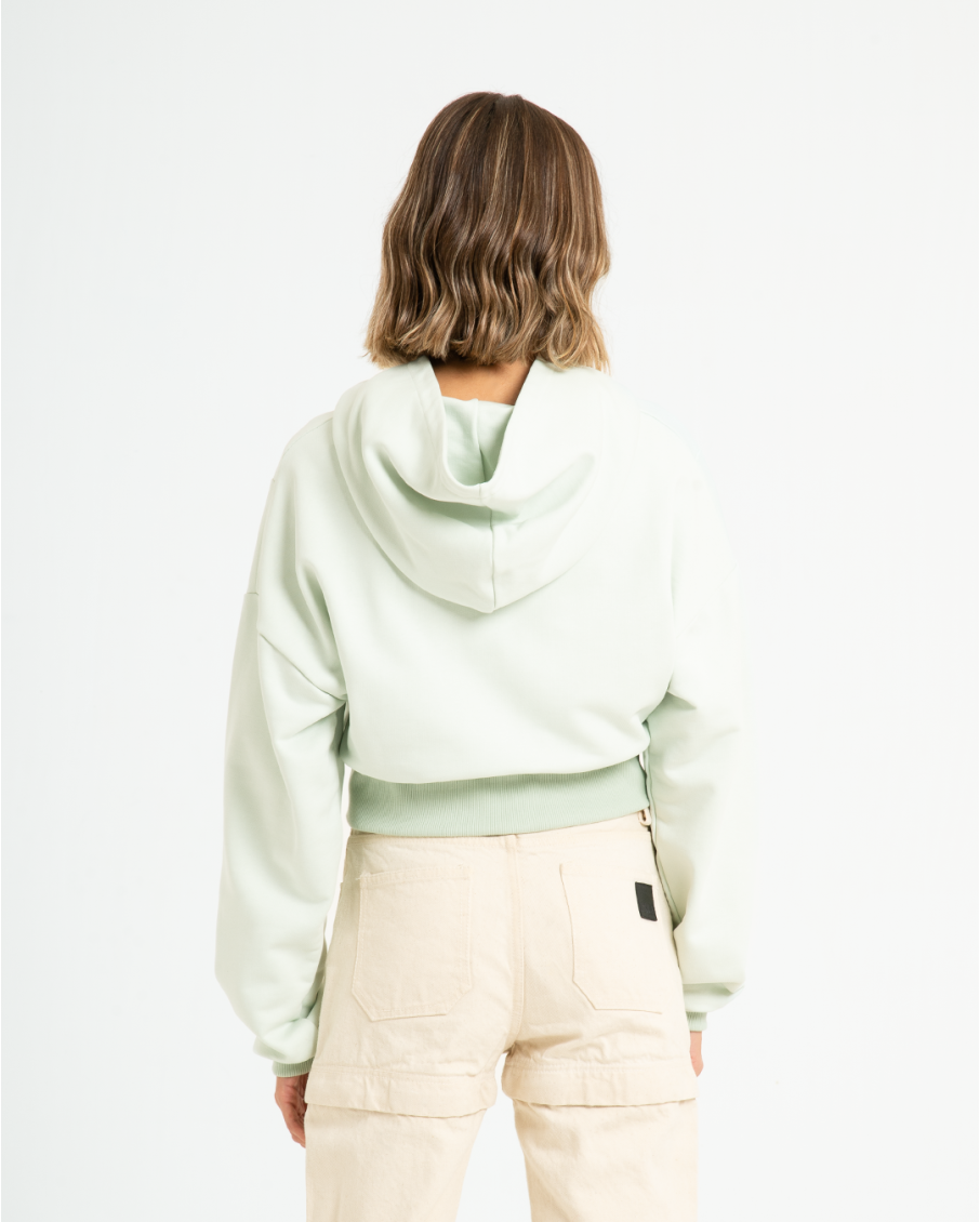 REVNA - HOODIE ZIP CON RICAMO
